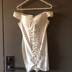 FashionNova white dress